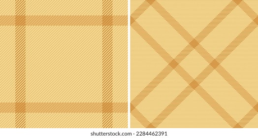 Vektorprüfgewebe. Plaid, Stoffhintergrund. Tartan nahtlose Textur Muster in Set.