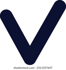 icono de comprobación de vector para la lista de elementos