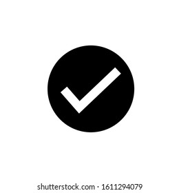 Vector check icon with modern design
