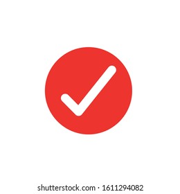 Vector check icon with modern design
