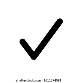 Vector check icon with modern design
