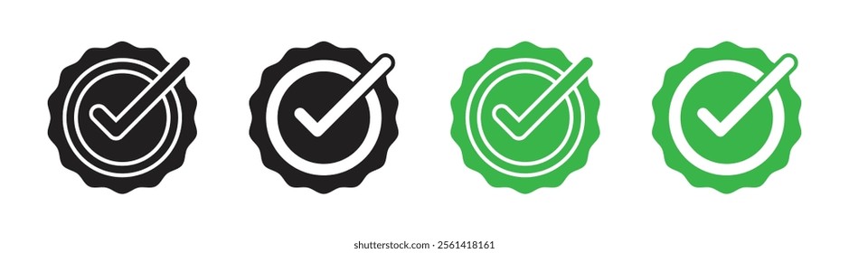 Vector Check Icon Set. Check Icon Symbols