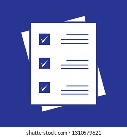 Vector check list icon
