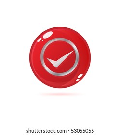 vector check mark button