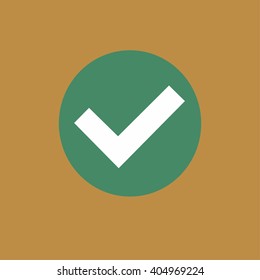Vector check mark green icon