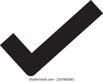Vector check mark icon. symbol of check list, approval, or confirm with trendy flat style icon for web site design.eps
