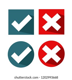 vector check mark icons