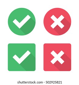 Vector check mark icons.