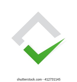 Vector Check Mark Logo.  