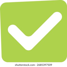 Marca de verificación de Vector en el ícono de Casilla de verificación, ícono de punto de viñeta