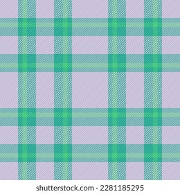 Vector check textile. Pattern fabric plaid. Tartan seamless background texture in turquoise and cyan colors.