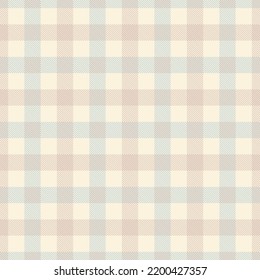 Vector checked seamless pattern, beige background. For wallpapers, fall decoration, fabric, textile and bed linen print, cover of notebooks and diaries, gift and wrapping paper