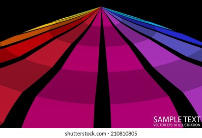Vector checkered background illustration - Colorful vector checkered background template