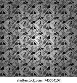 Vector checkered fabric texture print in shades of white, gray and black. Seamless tartan plaid pattern.
