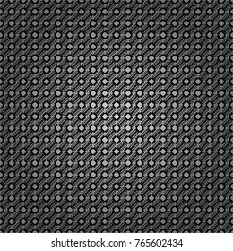 Vector checkered fabric texture print in shades of gray, black and white. Seamless tartan plaid pattern.
