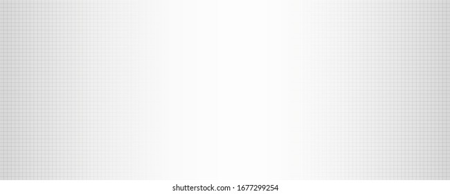Vector checkered grid with black gradient lines and opacity in the middle. Horizontal vector illustration. Lines is not editable.