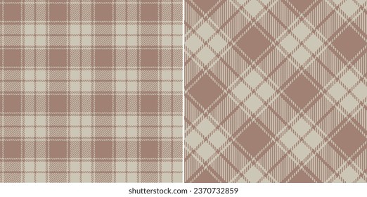 Vector checkered pattern or plaid pattern in pink color. Tartan, textured seamless twill for flannel shirts, duvet covers, other autumn winter textile mills.
Vector Format