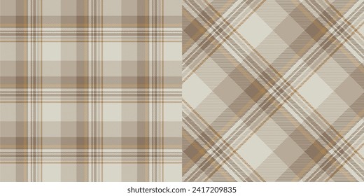 Vector checkered pattern or plaid pattern. Tartan, textured seamless twill for flannel shirts, duvet covers, other autumn winter textile mills. Vector Format