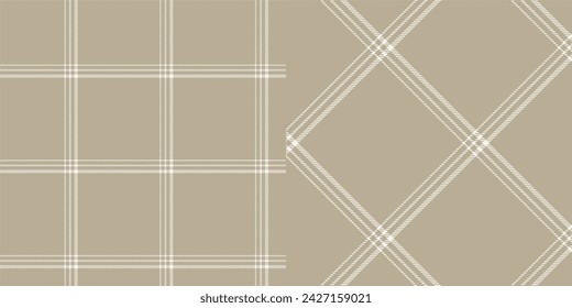 Vector checkered pattern or plaid pattern. Tartan, textured seamless twill for flannel shirts, duvet covers, other autumn winter textile mills. Vector Format