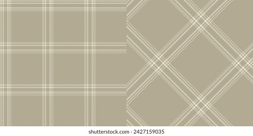 Vector checkered pattern or plaid pattern. Tartan, textured seamless twill for flannel shirts, duvet covers, other autumn winter textile mills. Vector Format