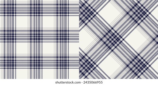 Vector checkered pattern or plaid pattern . Tartan, textured seamless twill for flannel shirts, duvet covers, other autumn winter textile mills. Vector Format