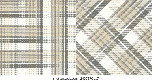 Vector checkered pattern or plaid pattern . Tartan, textured seamless twill for flannel shirts, duvet covers, other autumn winter textile mills. Vector Format