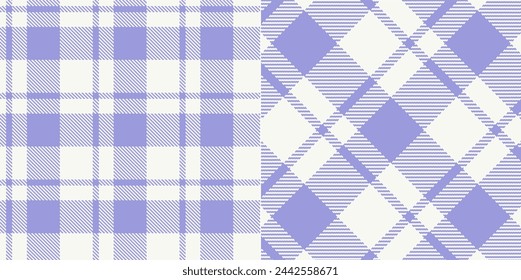 Vector checkered pattern or plaid pattern . Tartan, textured seamless twill for flannel shirts, duvet covers, other autumn winter textile mills. Vector Format