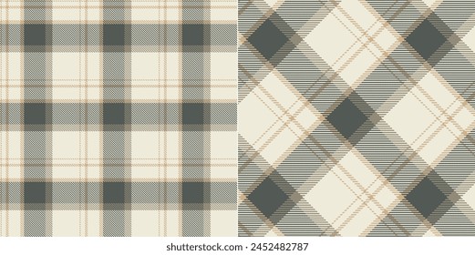 Vector checkered pattern or plaid pattern . Tartan, textured seamless twill for flannel shirts, duvet covers, other autumn winter textile mills. Vector Format