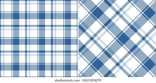 Vector checkered pattern or plaid pattern . Tartan, textured seamless twill for flannel shirts, duvet covers, other autumn winter textile mills. Vector Format