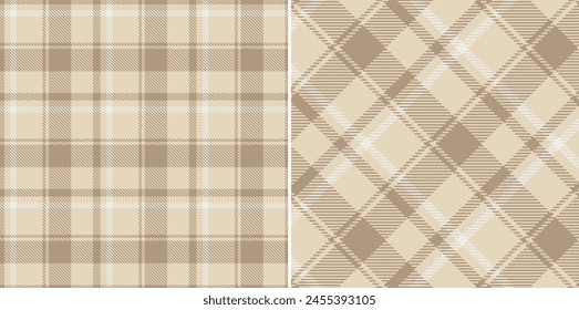 Patrón a cuadros de Vector o patrón a cuadros . Tartán, sarga sin costuras texturizada para camisas de franela, fundas nórdicas, otros molinos textiles de otoño invierno. Formato de Vector