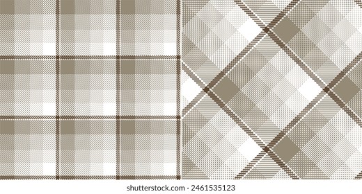 Vector checkered pattern or plaid pattern . Tartan, textured seamless twill for flannel shirts, duvet covers, other autumn winter textile mills. Vector Format