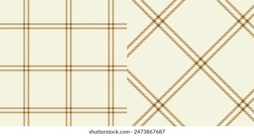 Patrón de cuadros de Vector o patrón de cuadros. sarga sin costuras con textura, tartán para camisas de franela, fundas nórdicas, otros molinos textiles de otoño. Formato de Vector