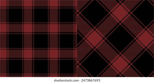 vector checkered pattern or plaid pattern . tartan, textured seamless twill for flannel shirts, duvet covers, other autumn winter textile mills. vector format