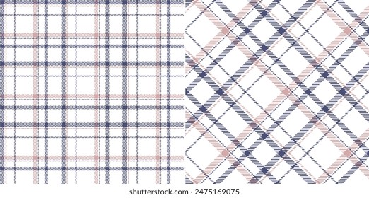 vector checkered pattern or plaid pattern . tartan, textured seamless twill for flannel shirts, duvet covers, other autumn winter textile mills. vector format