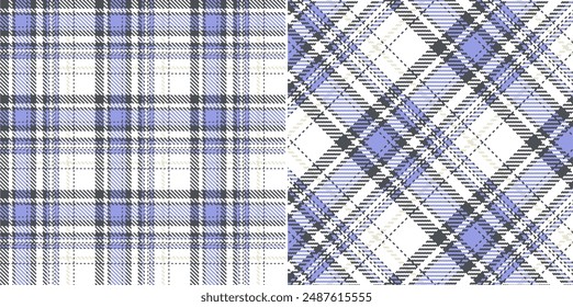 Vector checkered pattern or plaid pattern. Tartan, textured seamless twill for flannel shirts, duvet covers, other autumn winter textile mills.
Vector Format