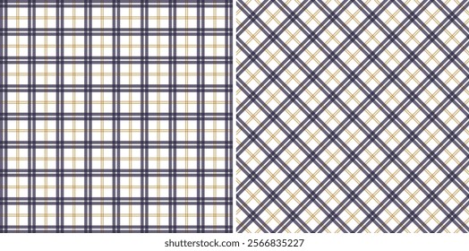 Vector checkered pattern or plaid pattern . Tartan, textured, Background, Vector, illustrations. 