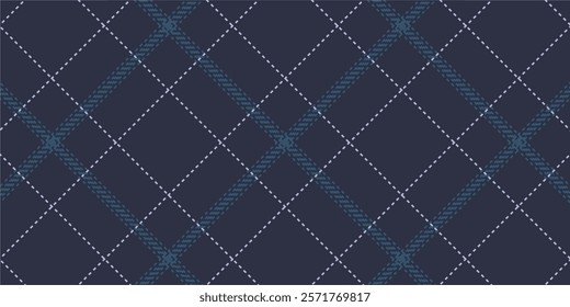 Vector checkered pattern or plaid pattern. Tartan, textured seamless twill for flannel shirts, duvet covers, other autumn winter textile mills. Vector Format