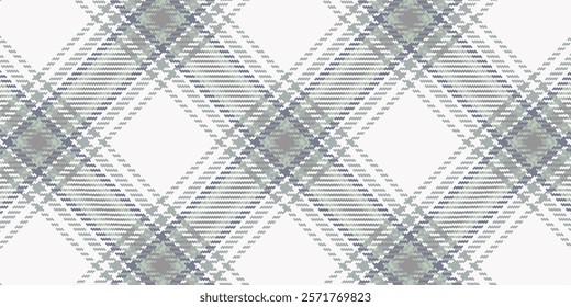 Vector checkered pattern or plaid pattern. Tartan, textured seamless twill for flannel shirts, duvet covers, other autumn winter textile mills. Vector Format