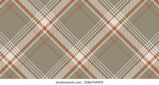 Vector checkered pattern or plaid pattern. Tartan, textured seamless twill for flannel shirts, duvet covers, other autumn winter textile mills. Vector Format