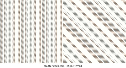 Vector checkered pattern or plaid pattern. Tartan, textured seamless twill for flannel shirts, duvet covers, other autumn winter textile mills. Vector Format