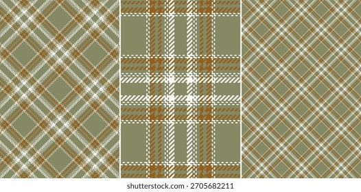 Padrão xadrez vetorial ou padrão xadrez . Tartan, sarja sem costura texturizada para camisas de flanela, capas de edredão, outros moinhos têxteis de inverno de outono. Formato do vetor	
