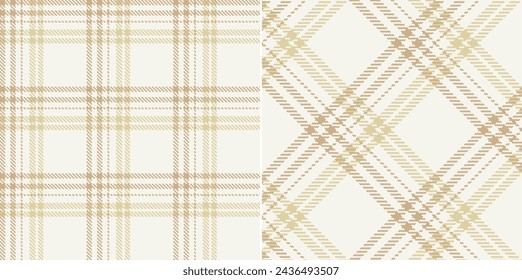 Vector checkered pattern. Tartan, textured seamless twill for flannel shirts, duvet covers, other autumn winter textile mills. Vector Format