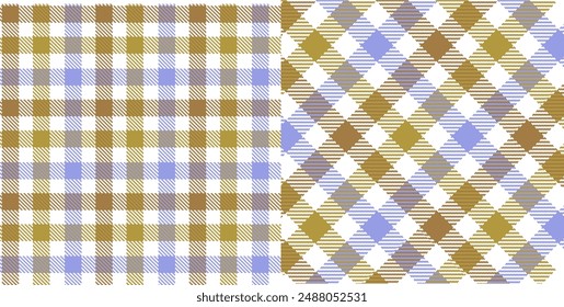 Vector checkered pattern. Tartan, textured seamless twill for flannel shirts, duvet covers, other autumn winter textile mills. Vector Format	