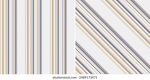 Vector checkered pattern. Tartan, textured seamless twill for flannel shirts, duvet covers, other autumn winter textile mills. Vector Format