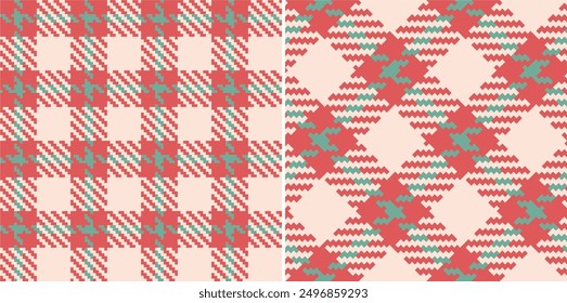 Vector checkered pattern. Tartan, textured seamless twill for flannel shirts, duvet covers, other autumn winter textile mills. Vector Format