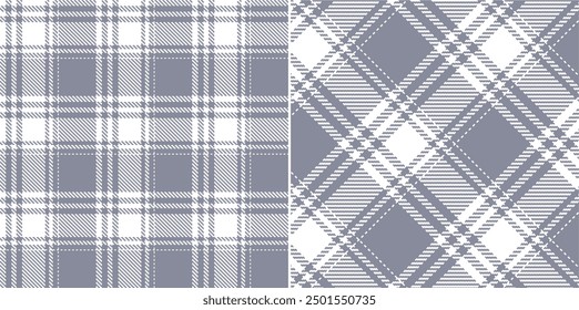 Vector checkered pattern. Tartan, textured seamless twill for flannel shirts, duvet covers, other autumn winter textile mills. Vector Format