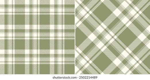 Vector checkered pattern. Tartan, textured seamless twill for flannel shirts, duvet covers, other autumn winter textile mills. Vector Format