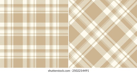 Vector checkered pattern. Tartan, textured seamless twill for flannel shirts, duvet covers, other autumn winter textile mills. Vector Format