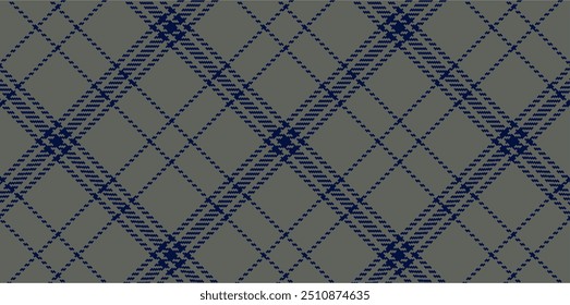 Vector checkered pattern. Tartan, textured seamless twill for flannel shirts, duvet covers, other autumn winter textile mills. Vector Format