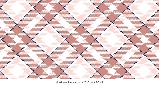 Vector checkered pattern. Tartan, textured seamless twill for flannel shirts, duvet covers, other autumn winter textile mills. Vector Format